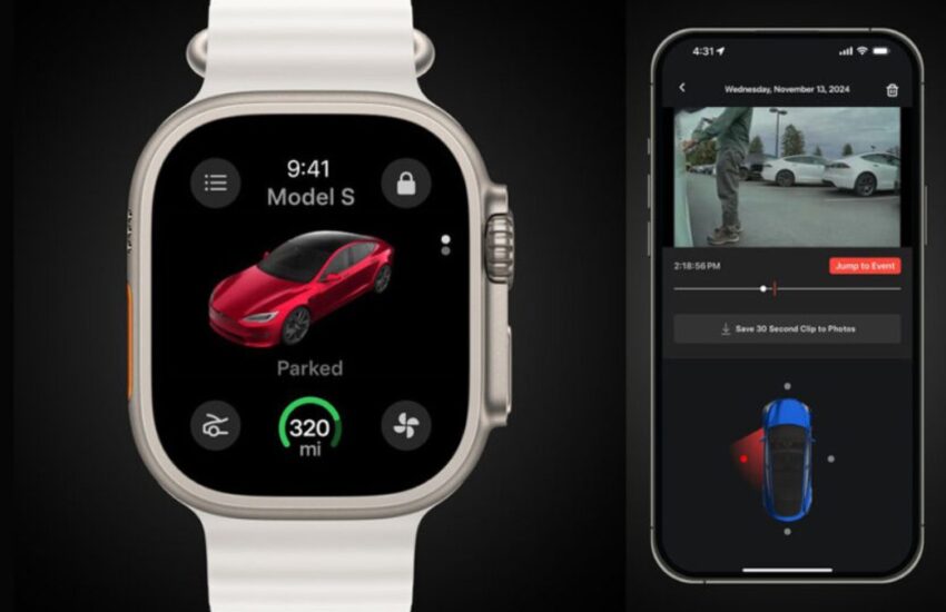 Tesla sahipleri artık araçlarını Apple Watch ile kontrol edebilecek