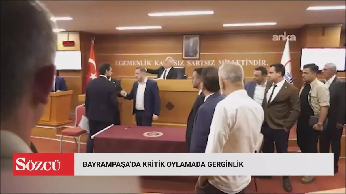 Bayrampaşa Belediyesi seçiminde 4 turda da eşitlik çıktı, salon karıştı