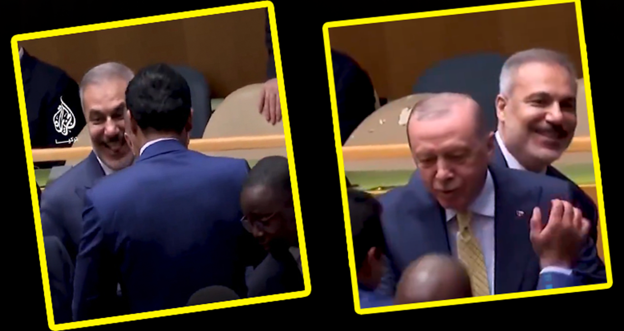 Hakan Fidan’ın BM zirvesindeki samimiyeti kameraya yakalandı