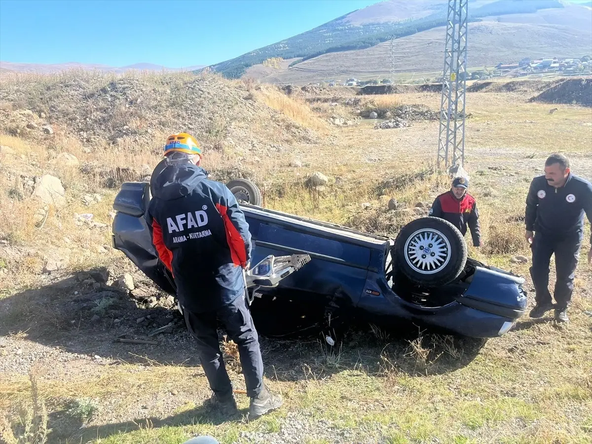 Ardahan’da Otomobil Devrildi: 4 Yaralı