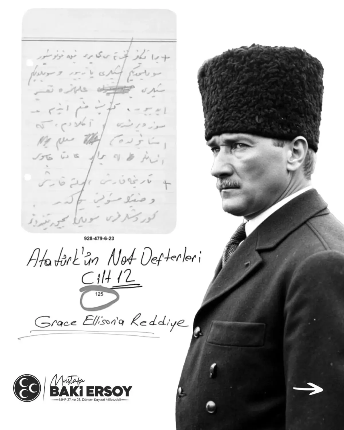 MHP’li Ersoy’dan Avukat Konaç’a Sert Tepki: Atatürk’e Saldıranlar Türk Milletine Düşmandır