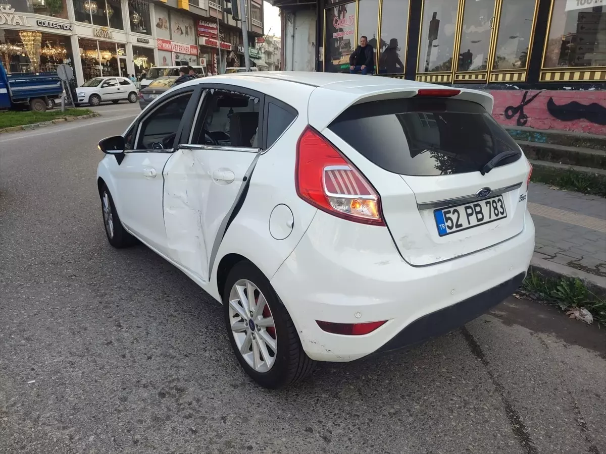 Samsun’da Trafik Kazası: 1 Yaralı