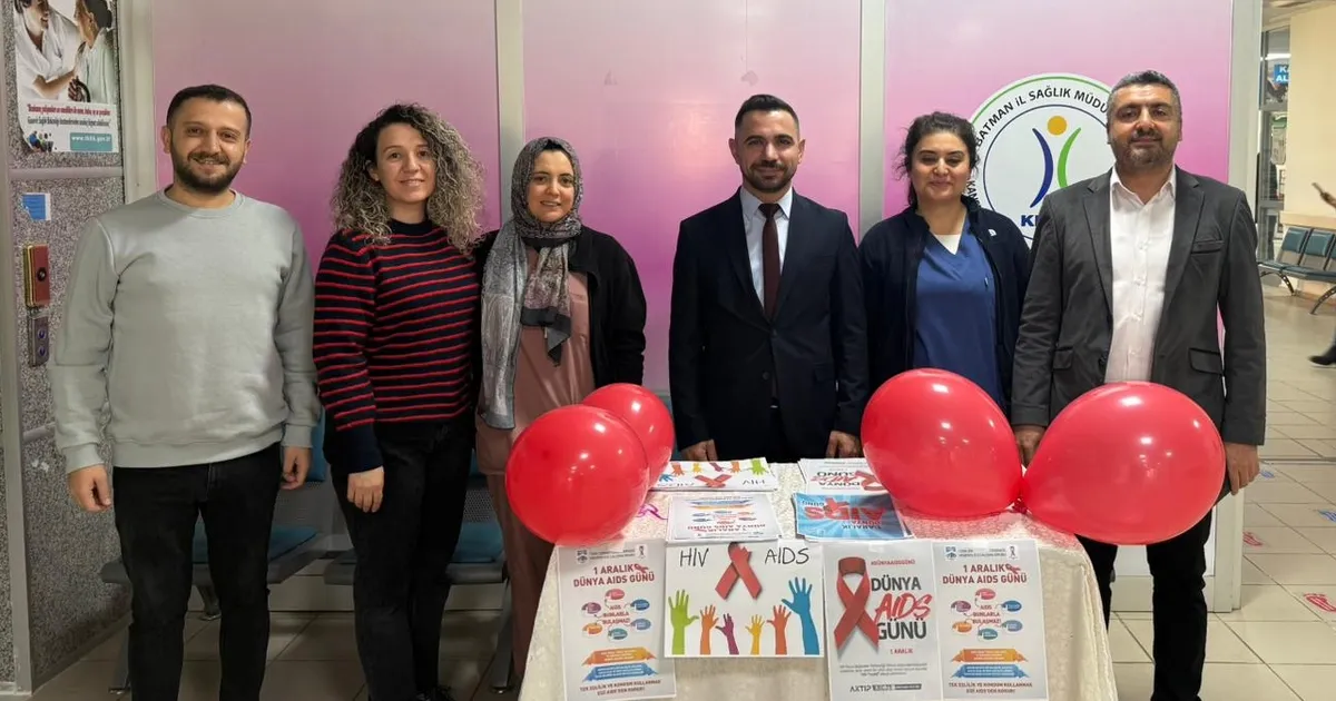 Batman Kozluk Devlet Hastanesi’nde AIDS farkındalığı