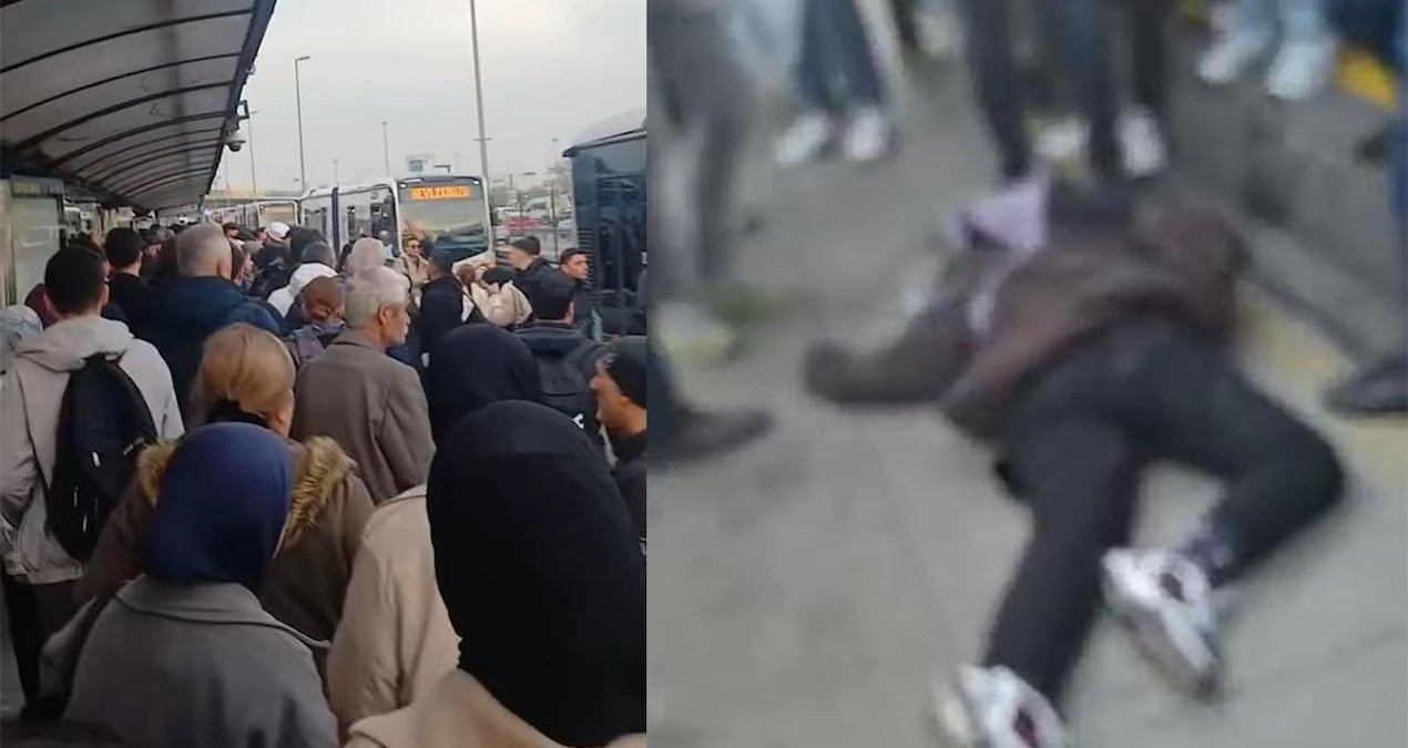 Baygınlık geçiren 14 yaşındaki kıza metrobüs çarptı