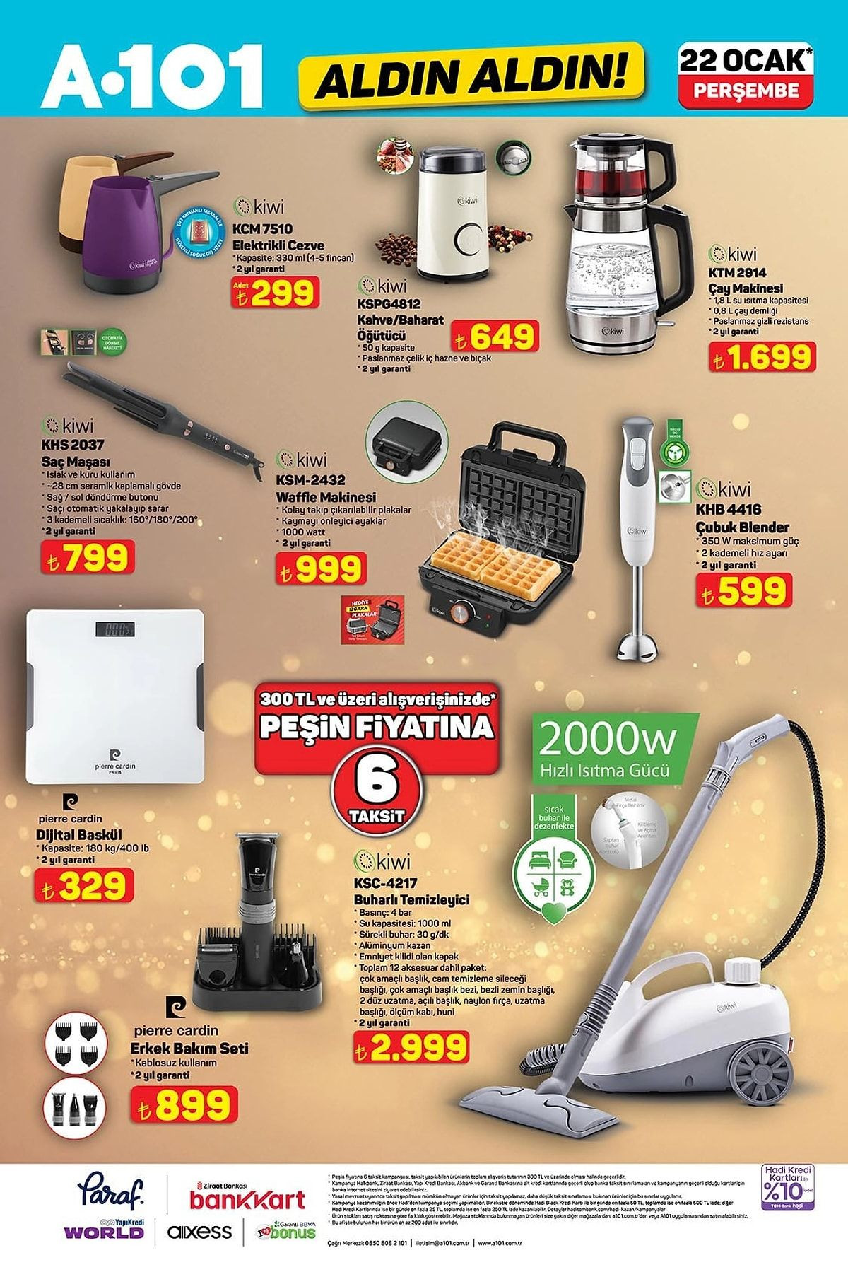 A101'de Yeni Buharlı Temizleyici! 22 Ocak 2026 Perşembe Aktüel Ürünler Kataloğu - Sayfa 4