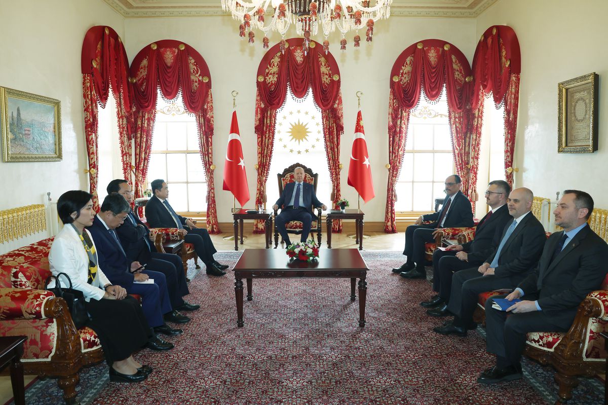 Cumhurbaşkanı Erdoğan, Vietnam Meclis Başkanı Tran Thanh Man ile Bir Araya Geldi